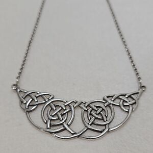 Celtic Knot Sterling Silver Necklace